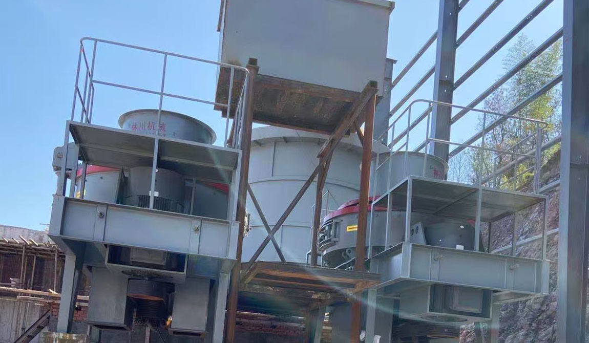 Линия по производству песка ударной дробилки